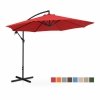 Parasol ogrodowy wiszący - czerwony - okrągły - Ø300 cm - uchylny UNIPRODO 10250555 UNI_UMBRELLA_R300RE_N